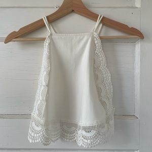 Kimchi Blue Ivory lace tank